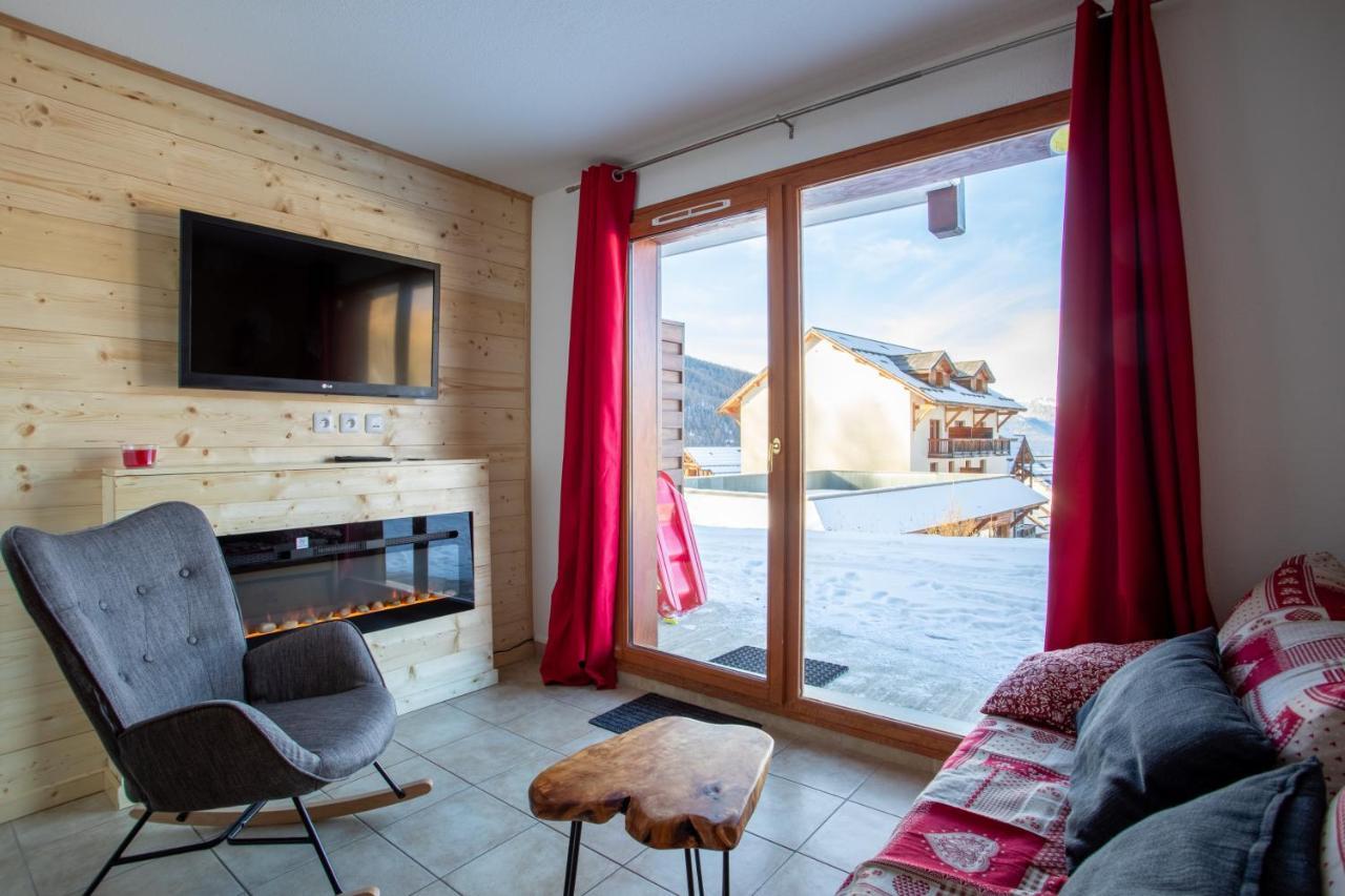 Cosy Cottage 1800 - Pied Des Pistes - Piscine, Sauna, Parking Privee Les Orres Exterior foto